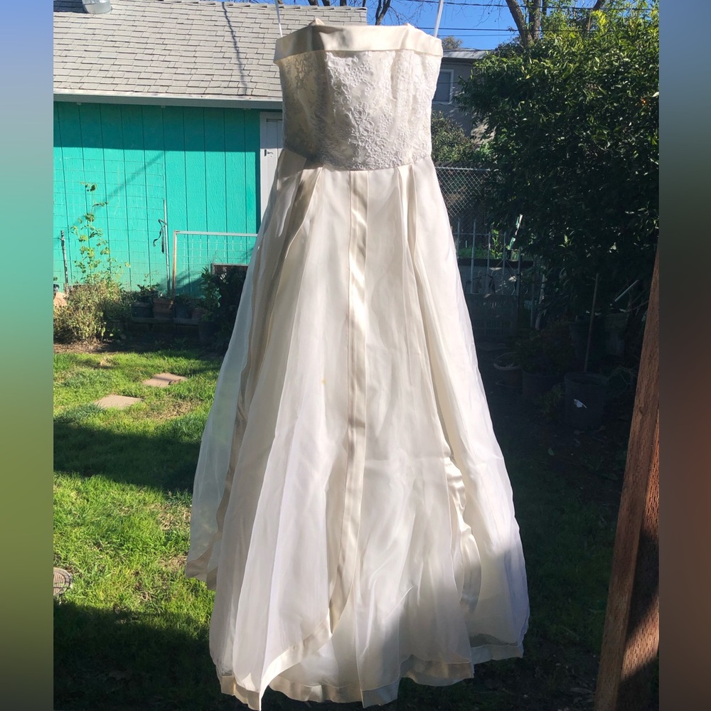 Vintage Nancy Issler Wedding Gown Dress Ballgown - Picture 4 of 7